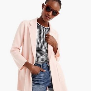 NWT J Crew Sophie Sweater Blazer Blush Pink Medium